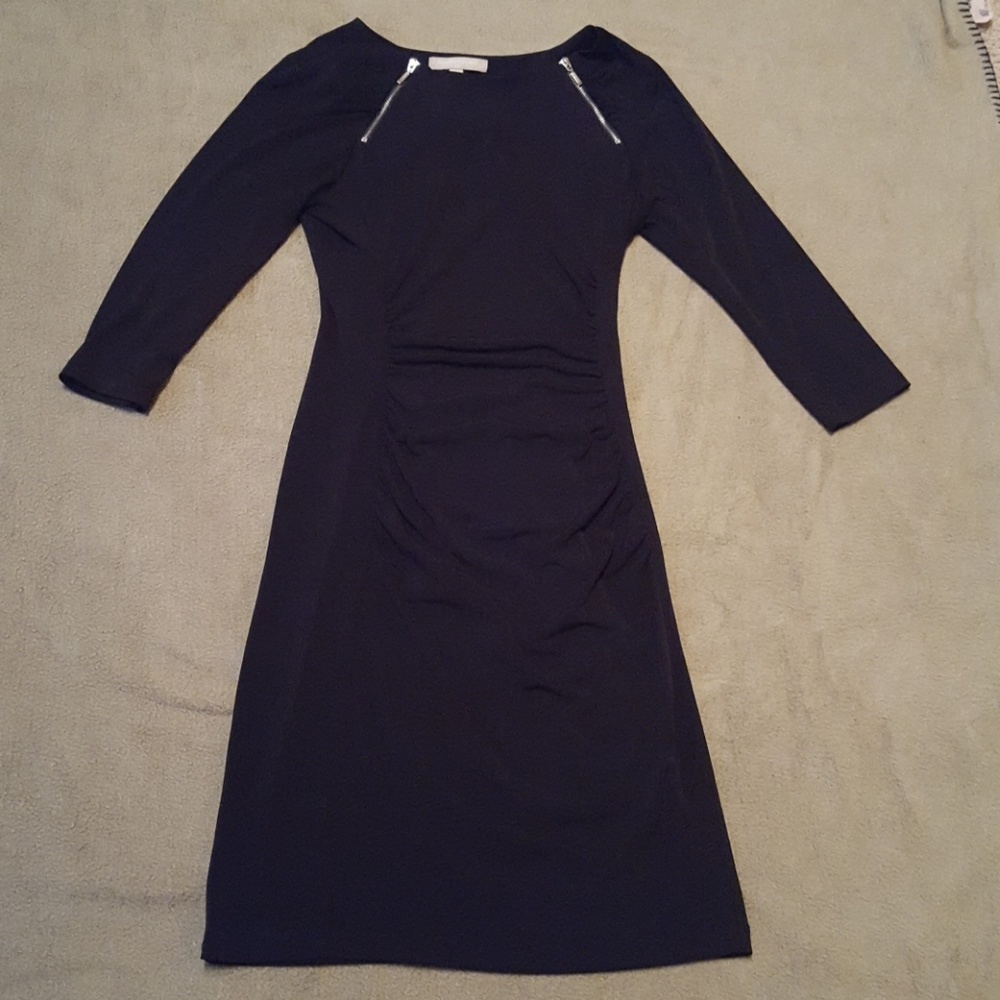 XS Black Banana Republic Dress with Zippers